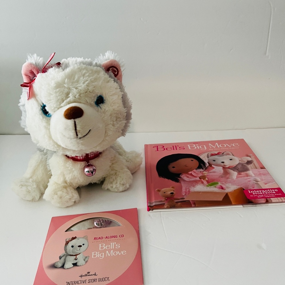 Like New HALLMARK Bell Interactive Plush w/book and CD